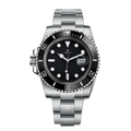 Diver 40 – Black Dial | Steel Bracelet & Ceramic Bezel
