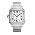 Classic Square 40 – Silver Dial | Steel Case & Integrated Bracelet