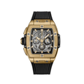 Fusion Chronograph 42 – Black Dial | Yellow Gold Tone Case & Rubber Strap